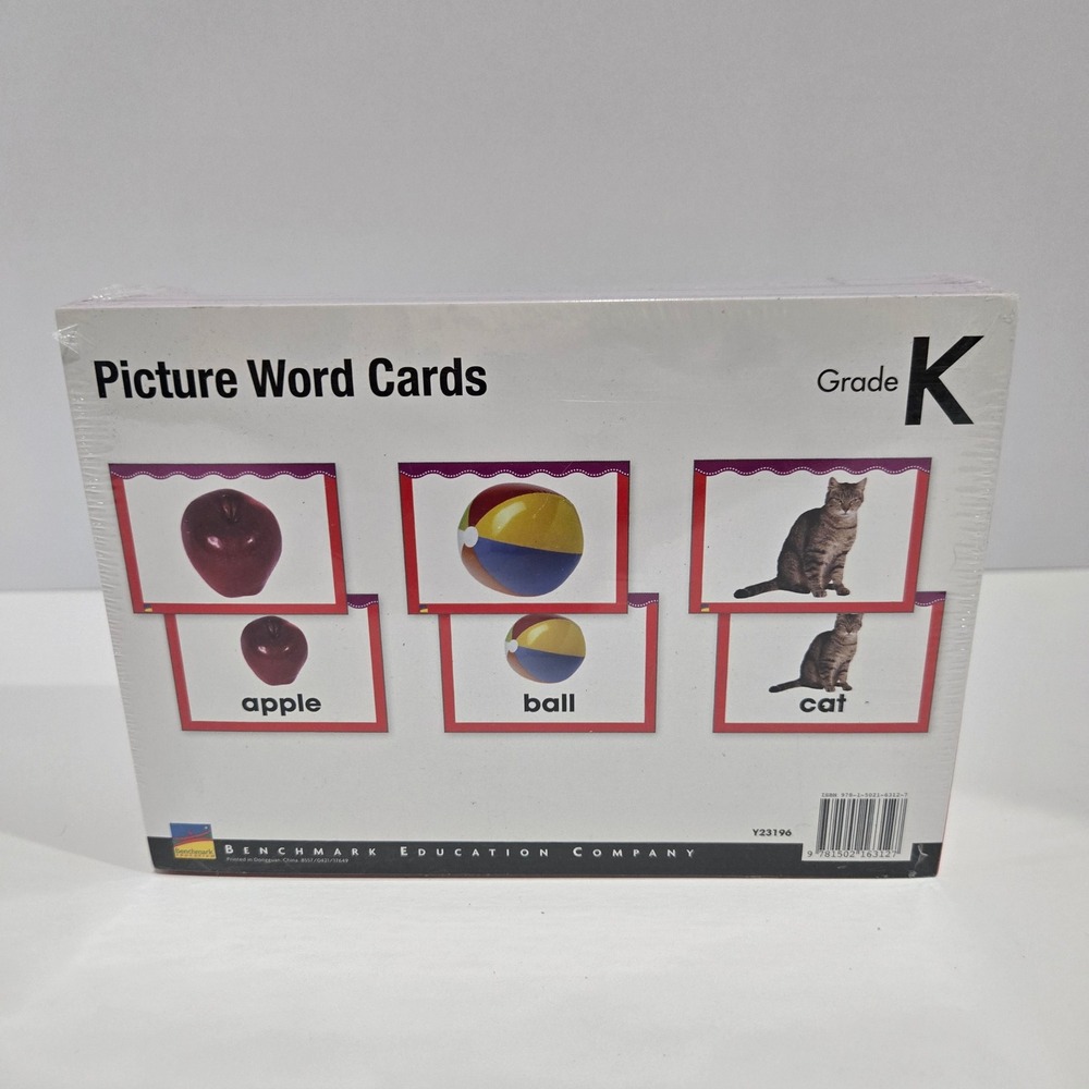 Benchmark Education Grade K Picture Word Cards NEW Kindergarten Homeschool‎
